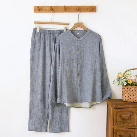 Men’s Cotton Muslin Pajama Set | Men's Loungewear by Anwer Fancy | Worldwide Shipping