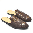 Men’s Crocodile Leather Mules | Men's Mules & Clogs by Anwer Fancy | Worldwide Shipping
