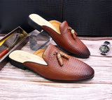 Men’s Designer Leather Mules | Men's Mules & Clogs by Anwer Fancy | Worldwide Shipping