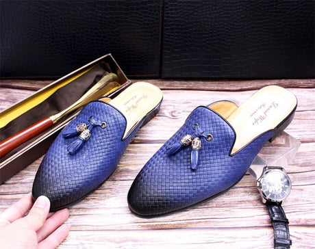 Men’s Designer Leather Mules | Men's Mules & Clogs by Anwer Fancy | Worldwide Shipping