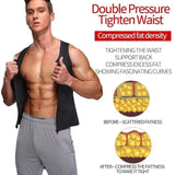 Men’s Double Belt Sauna Shaper Vest | by Anwer Fancy | Worldwide Shipping