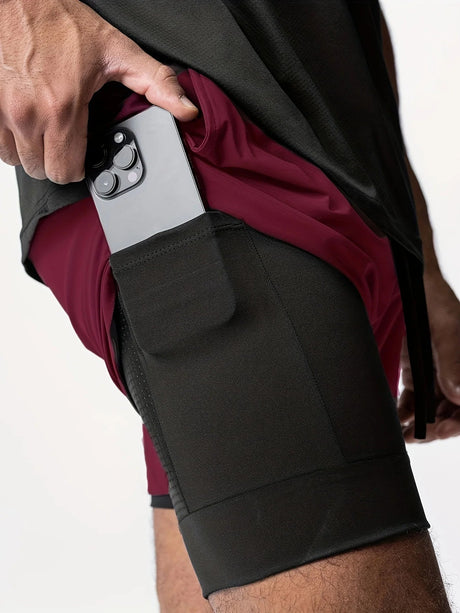 Men’s Double - Layer Basketball Shorts | by Anwer Fancy | Worldwide Shipping