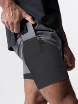 Men’s Double - Layer Basketball Shorts | by Anwer Fancy | Worldwide Shipping