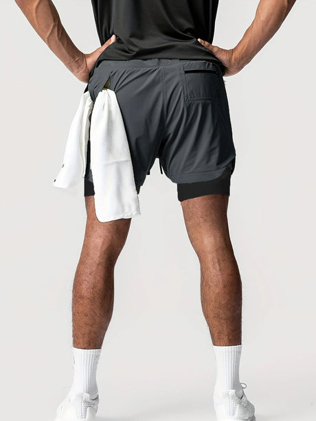 Men’s Double - Layer Basketball Shorts | by Anwer Fancy | Worldwide Shipping