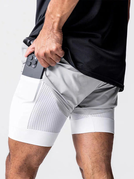 Men’s Double - Layer Basketball Shorts | by Anwer Fancy | Worldwide Shipping