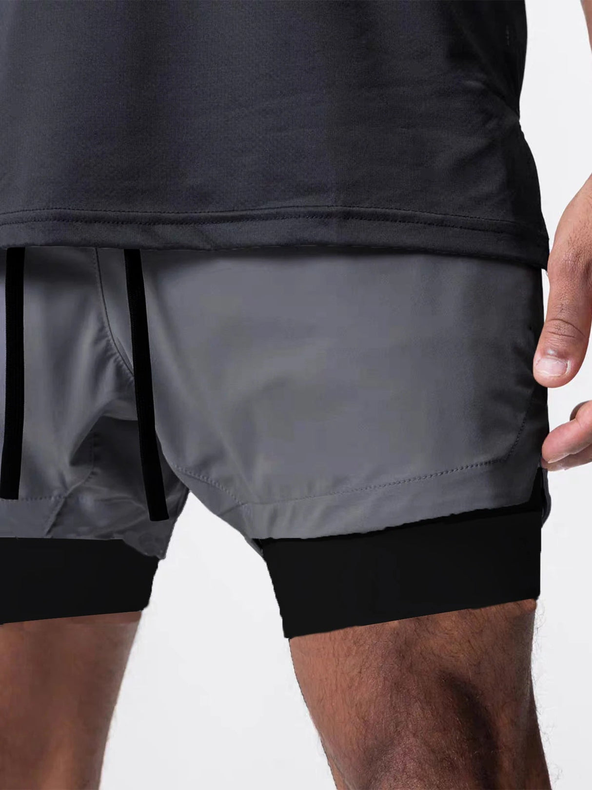 Men’s Double - Layer Basketball Shorts | by Anwer Fancy | Worldwide Shipping