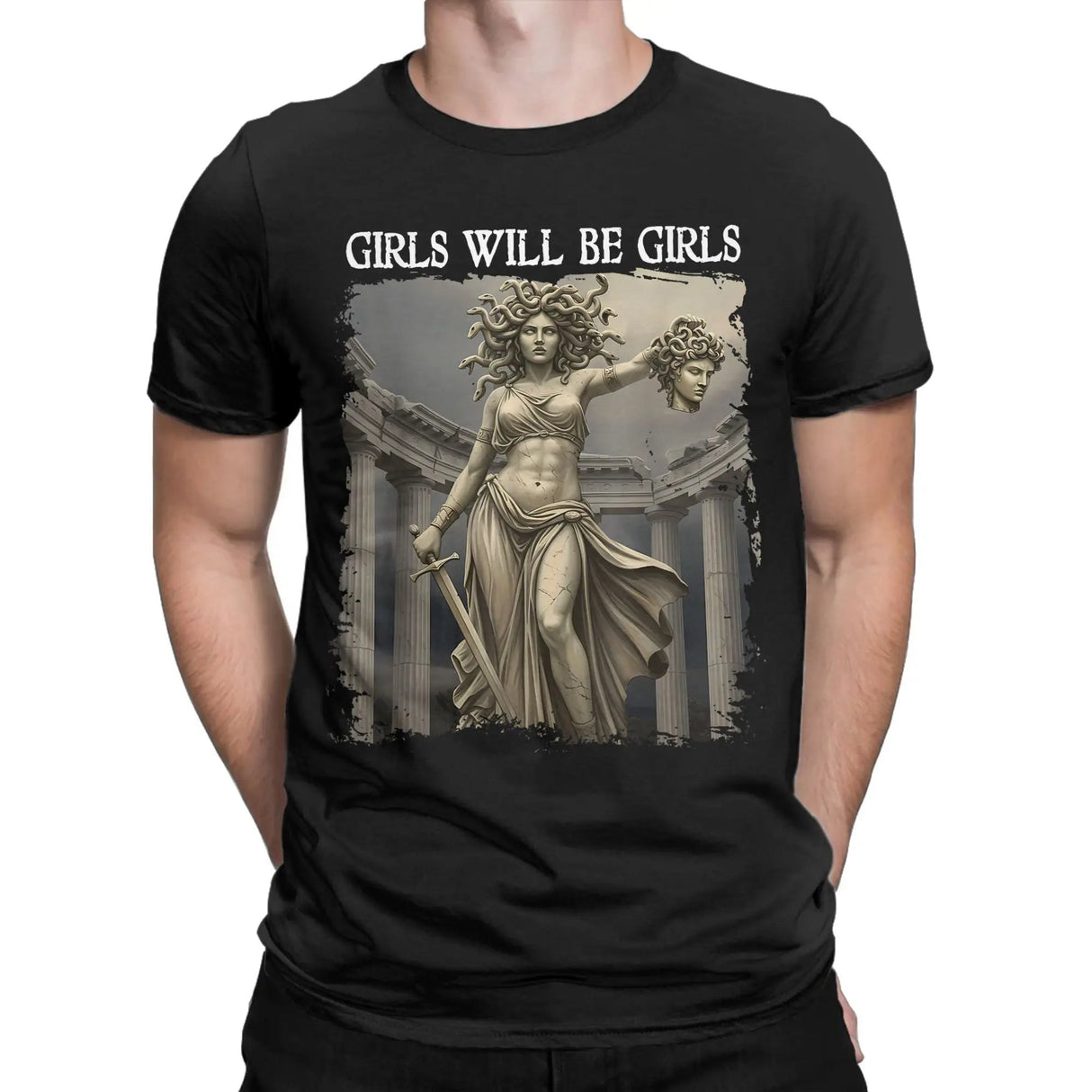 Men’s Feminist Medusa T-Shirt | by Anwer Fancy | Worldwide Shipping