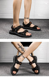 Men’s Genuine Leather Beach Sandals | by Anwer Fancy | Worldwide Shipping