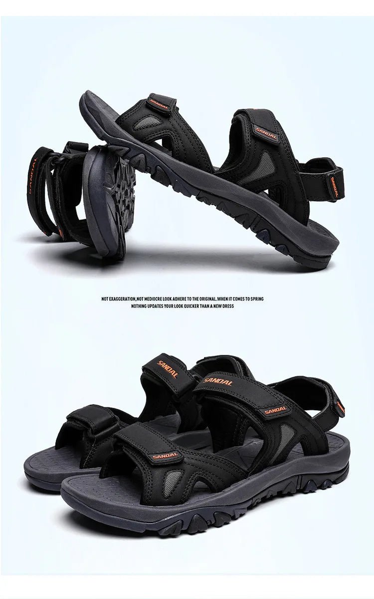 Men’s Genuine Leather Beach Sandals | by Anwer Fancy | Worldwide Shipping