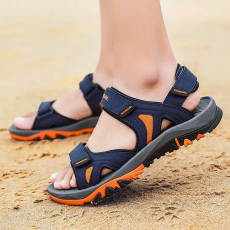 Men’s Genuine Leather Beach Sandals | by Anwer Fancy | Worldwide Shipping