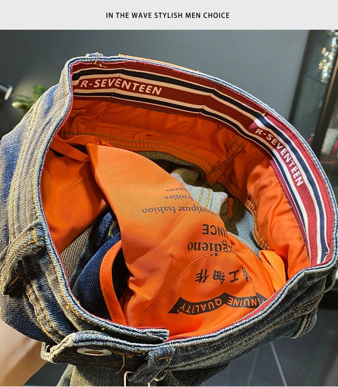 Men’s High - End Slim Denim Jeans | Men's Jeans by Anwer Fancy | Worldwide Shipping