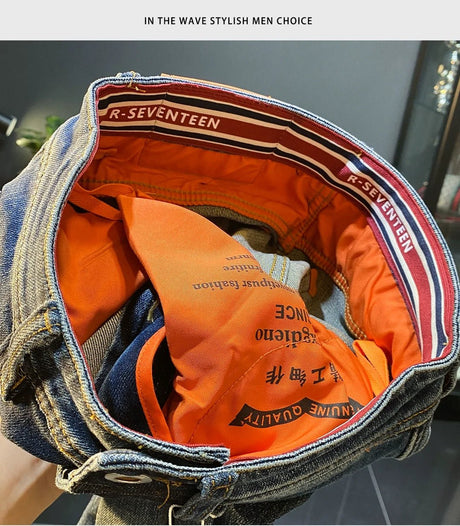 Men’s High - End Slim Denim Jeans | Men's Jeans by Anwer Fancy | Worldwide Shipping