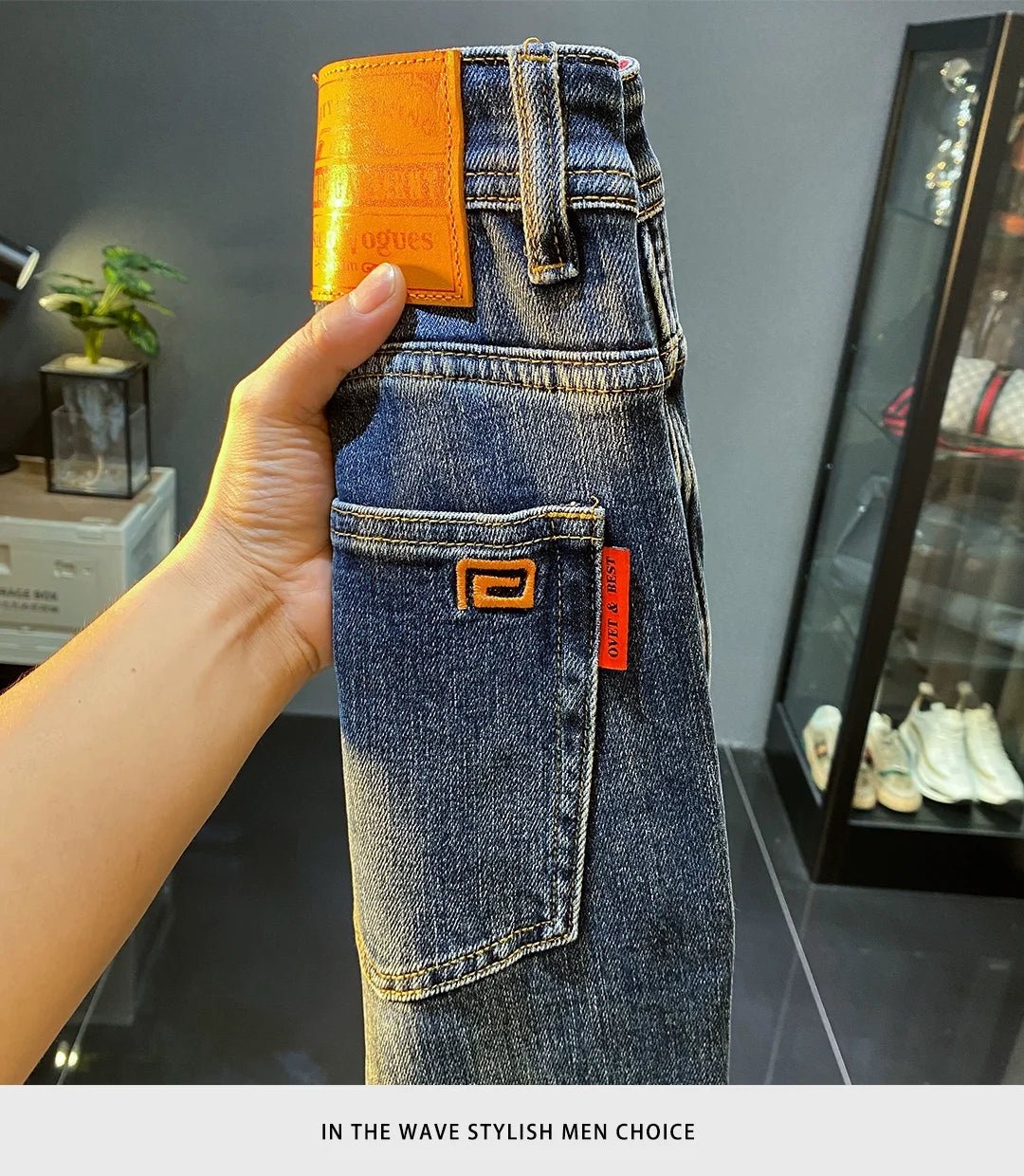 Men’s High - End Slim Denim Jeans | Men's Jeans by Anwer Fancy | Worldwide Shipping