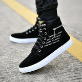 Men’s High - Top Leather Skate Shoes | by Anwer Fancy | Worldwide Shipping