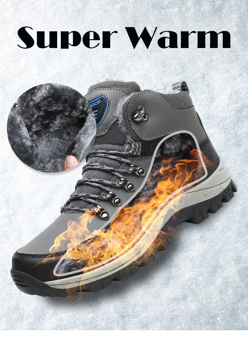 Men’s High Top Waterproof Snow Boots | Men's Snow Boots by Anwer Fancy | Worldwide Shipping