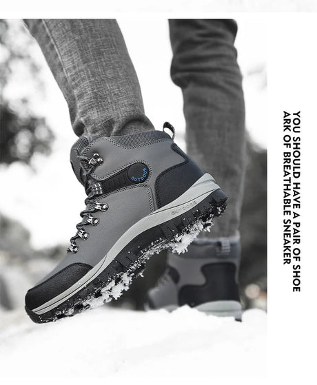 Men’s High Top Waterproof Snow Boots | Men's Snow Boots by Anwer Fancy | Worldwide Shipping