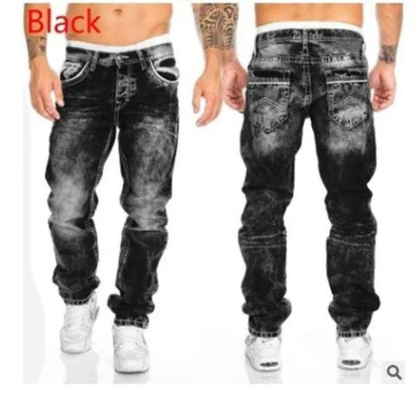 Men’s Hip - Hop Straight Stitch Jeans | Men's Jeans by Anwer Fancy | Worldwide Shipping