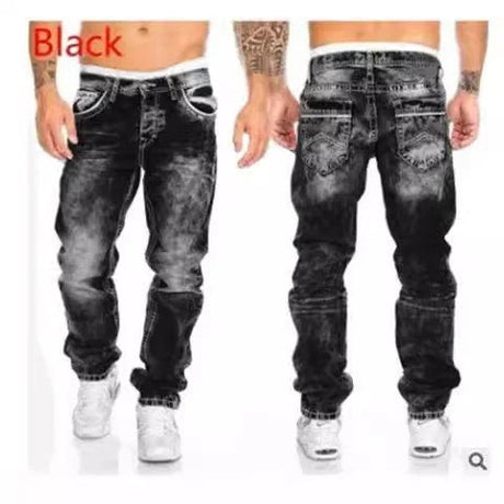 Men’s Hip - Hop Straight Stitch Jeans | Men's Jeans by Anwer Fancy | Worldwide Shipping