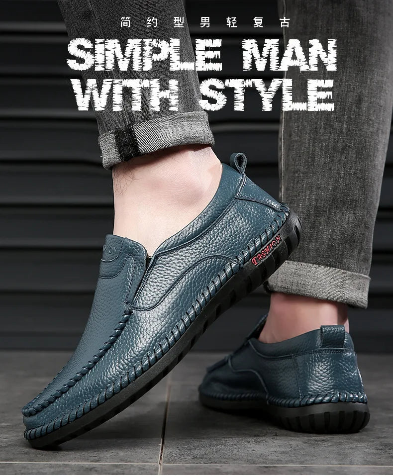 Men’s Italian Leather Driving Loafers | Men's Loafers & Slip - Ons by Anwer Fancy | Worldwide Shipping