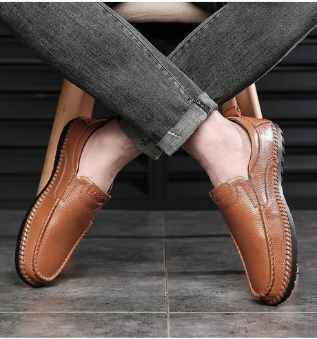 Men’s Italian Leather Driving Loafers | Men's Loafers & Slip - Ons by Anwer Fancy | Worldwide Shipping