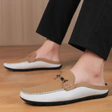 Men’s Italian Leather Mules | Men's Mules & Clogs by Anwer Fancy | Worldwide Shipping