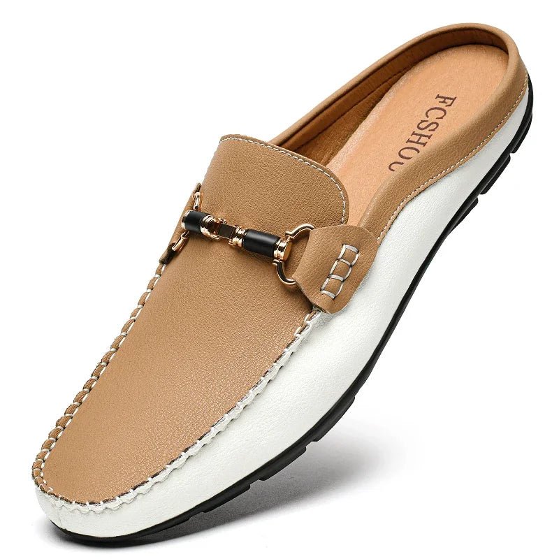 Men’s Italian Leather Mules | Men's Mules & Clogs by Anwer Fancy | Worldwide Shipping