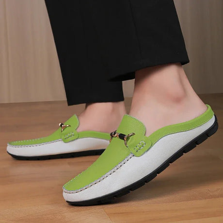 Men’s Italian Leather Mules | Men's Mules & Clogs by Anwer Fancy | Worldwide Shipping