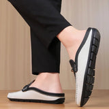 Men’s Italian Leather Mules | Men's Mules & Clogs by Anwer Fancy | Worldwide Shipping