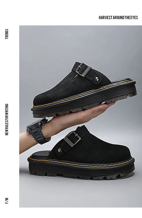 Men’s Leather Casual Beach Slippers | by Anwer Fancy | Worldwide Shipping