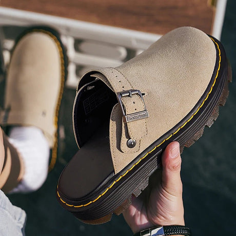 Men’s Leather Casual Beach Slippers | by Anwer Fancy | Worldwide Shipping