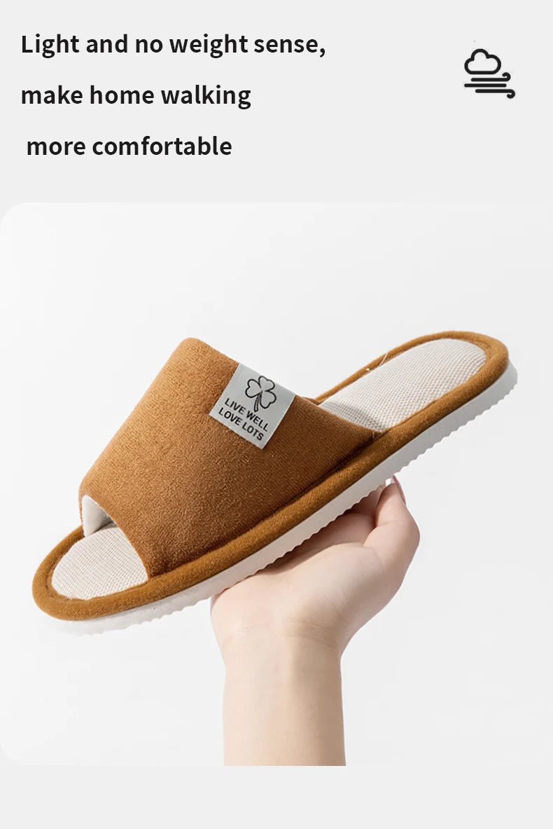Men’s Linen Non - Slip Home Slippers | by Anwer Fancy | Worldwide Shipping