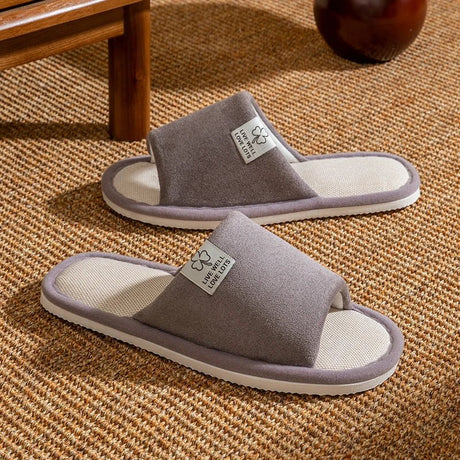 Men’s Linen Non - Slip Home Slippers | by Anwer Fancy | Worldwide Shipping