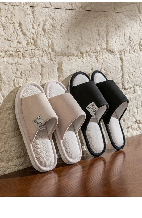 Men’s Linen Non - Slip Home Slippers | by Anwer Fancy | Worldwide Shipping