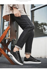 Men’s Low - Top Black Skate Shoes | by Anwer Fancy | Worldwide Shipping