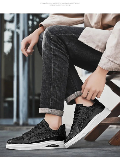 Men’s Low - Top Black Skate Shoes | by Anwer Fancy | Worldwide Shipping