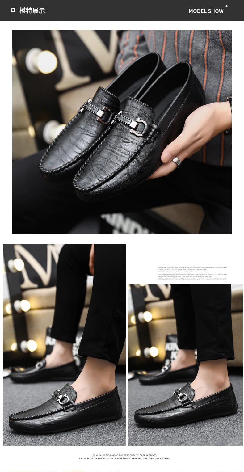 Men’s Luxury Business Leather Loafers | Men's Loafers & Slip - Ons by Anwer Fancy | Worldwide Shipping