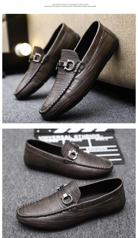 Men’s Luxury Business Leather Loafers | Men's Loafers & Slip - Ons by Anwer Fancy | Worldwide Shipping