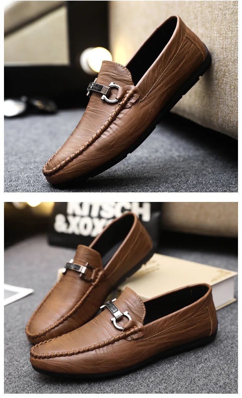 Men’s Luxury Business Leather Loafers | Men's Loafers & Slip - Ons by Anwer Fancy | Worldwide Shipping