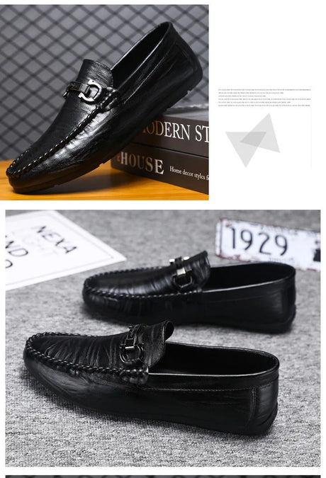 Men’s Luxury Business Leather Loafers | Men's Loafers & Slip - Ons by Anwer Fancy | Worldwide Shipping