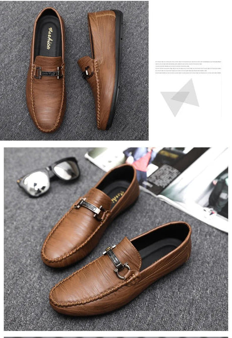 Men’s Luxury Business Leather Loafers | Men's Loafers & Slip - Ons by Anwer Fancy | Worldwide Shipping