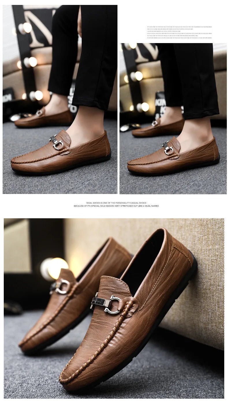 Men’s Luxury Business Leather Loafers | Men's Loafers & Slip - Ons by Anwer Fancy | Worldwide Shipping
