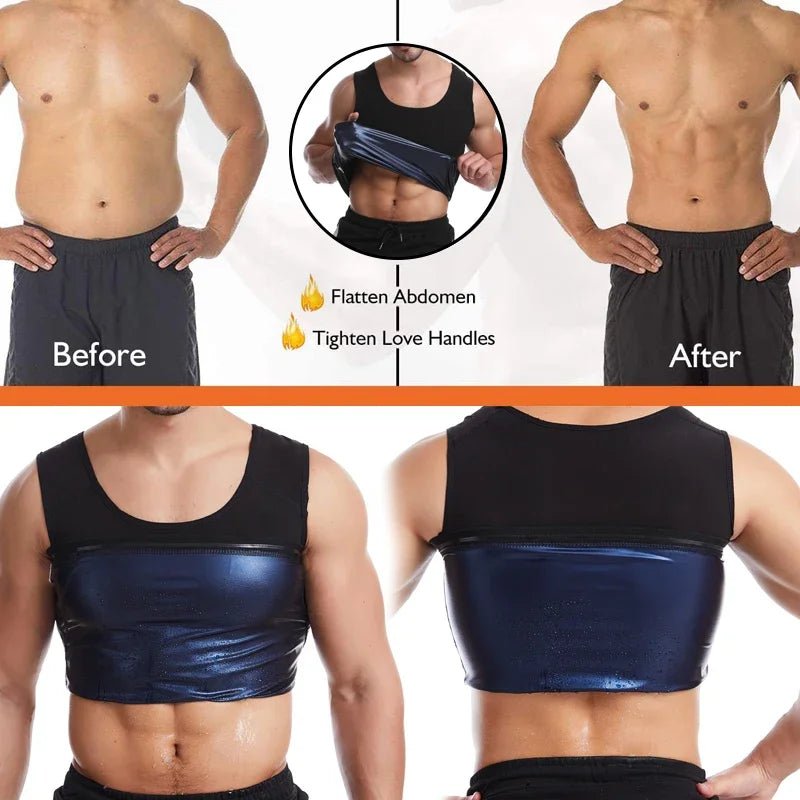 Men’s Neoprene Sweat Sauna Vest | by Anwer Fancy | Worldwide Shipping