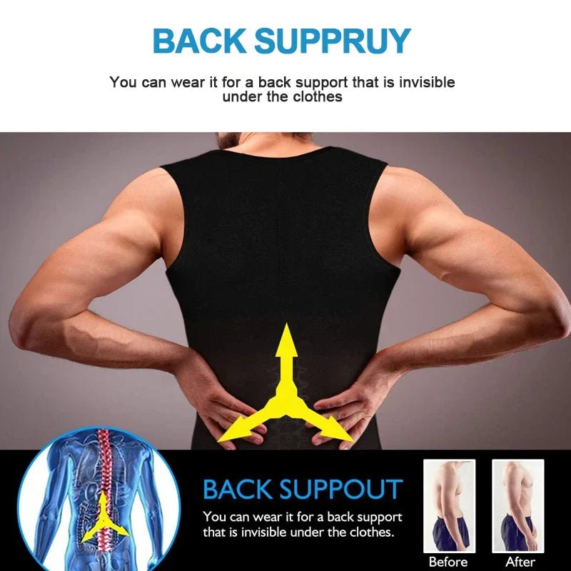 Men’s Neoprene Sweat Sauna Vest | by Anwer Fancy | Worldwide Shipping