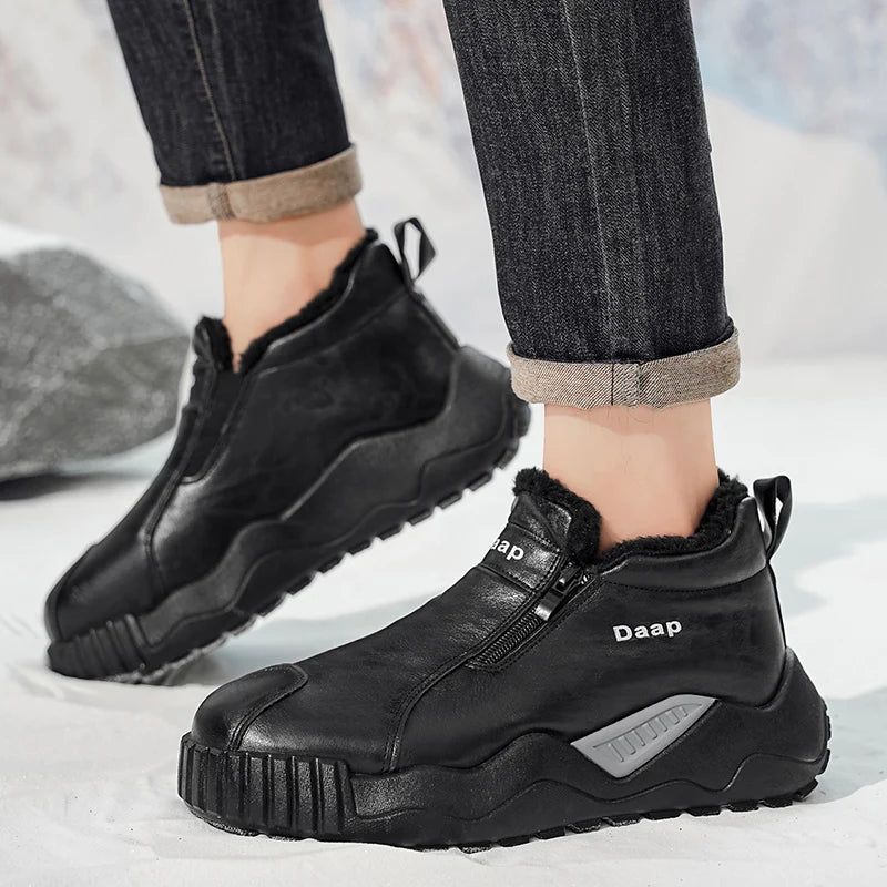 Men’s Non - Slip Short Winter Boots | Men's Snow Boots by Anwer Fancy | Worldwide Shipping