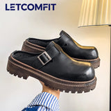 Men’s Outdoor Leather Mules | Men's Mules & Clogs by Anwer Fancy | Worldwide Shipping