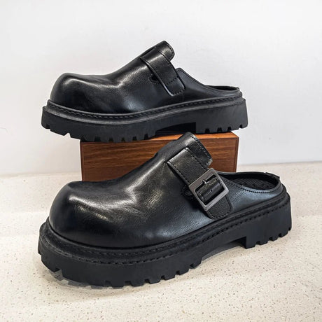 Men’s Outdoor Leather Mules | Men's Mules & Clogs by Anwer Fancy | Worldwide Shipping