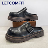 Men’s Outdoor Leather Mules | Men's Mules & Clogs by Anwer Fancy | Worldwide Shipping