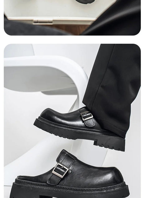 Men’s Outdoor Leather Mules | Men's Mules & Clogs by Anwer Fancy | Worldwide Shipping