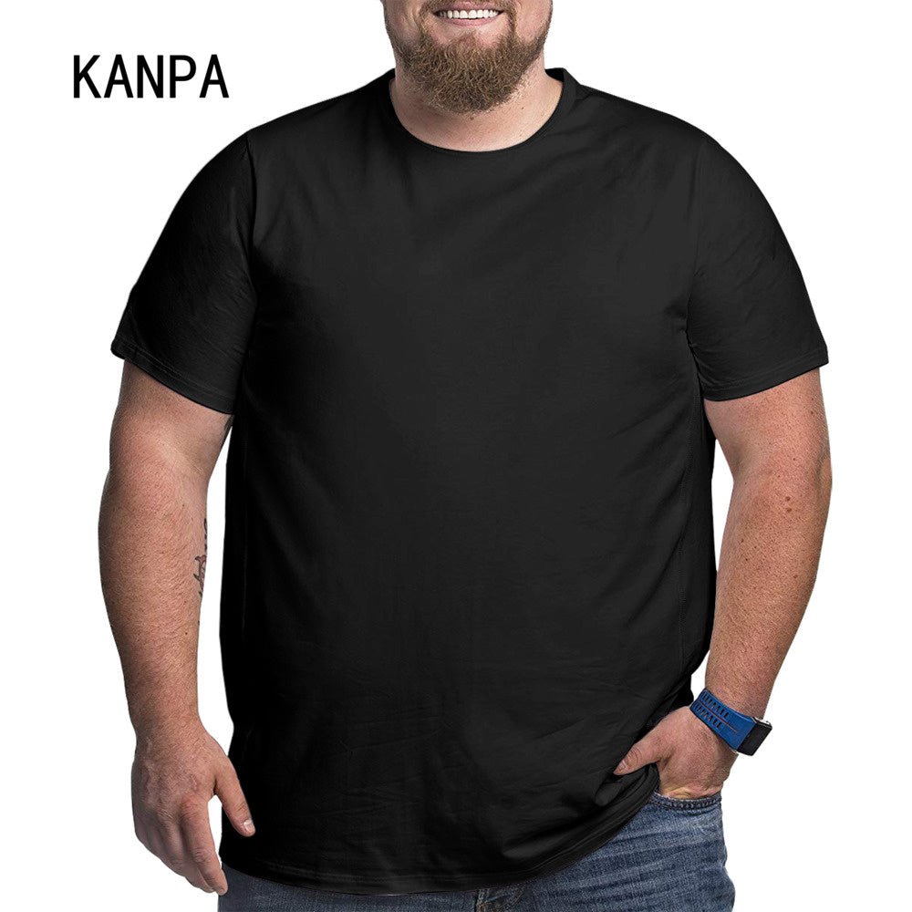 Men's Oversized Plus Size T-Shirt – Short Sleeve | by Anwer Fancy | Worldwide Shipping