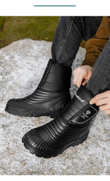 Men’s Plush Warm Outdoor Work Boots | Men's Snow Boots by Anwer Fancy | Worldwide Shipping